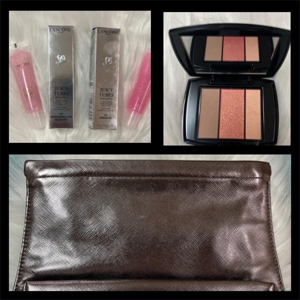 Lancôme Bundle 2 Lip/Blush/Bag